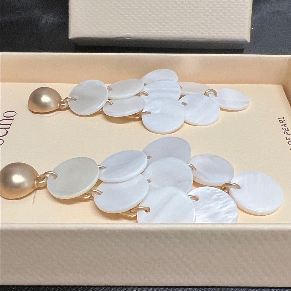 Camila Coelho | Mother of Pearl Dangle Earrings - Picture 7 of 9